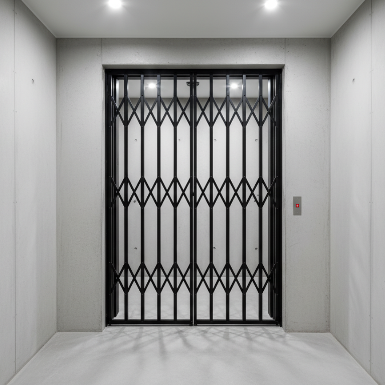 Collapsible Elevator Door